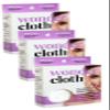 Wonder Cloth (Pack of 3) - All Natural Make-Up Remover Cloth, Removes Makeup Instantly with Just Water, Cleanses and Exfoliates, Machine Washable view 1