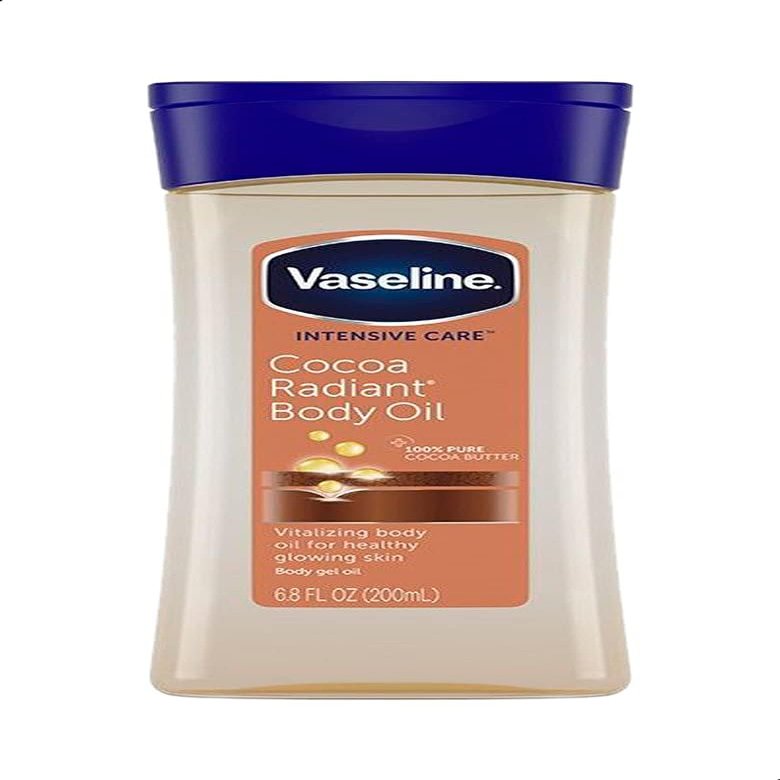 Vaseline Intensive Care Gel Cocoa Radiant Oil 6.8 Ounce (201ml) (3 Pack)