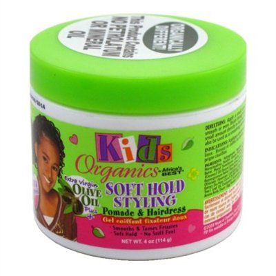 Africas Best Kids Org Pomade & Hairdress 4oz Jar (3 Pack)