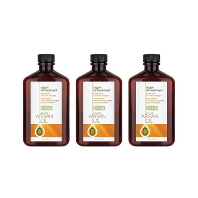 One 'N Only Argan Oil Hair Treatment - Lightweight & Hydrating Hair Oil for Natural, Wigs & Extensions - Shine Enhancing, Heat Protectant & Frizz Control (8 oz, 3pk)