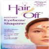 Hair Off Instant Eyebrow Shapers - Fast, Easy, & Mistake Proof Waxing Strips - Natural & Pain-Free Eyebrow Waxing Kit -Wax Strips for Hair Removal for All Skin Types (18 each, Pack of 3) view 1