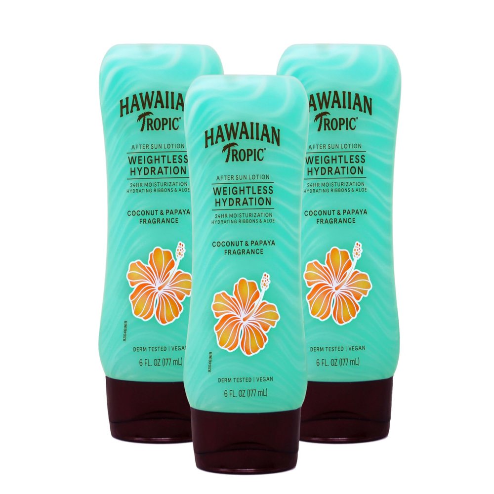 Hawaiian Tropic Silk Hydration After Sun Lotion 6 Ounce (177ml) (3 Pack)