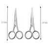 Motanar 4-Piece Beard Scissors Set, Grooming Scissors, Mustache & Beard Combs, Storage Bag view 3