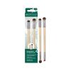 EcoTools Enhancing Eye Brush Set, Makeup Brushes For Liquid, Cream & Powder Eyeshadow & Eye Liner Application, Dual-Sided & Eco-Friendly, Synthetic Bristles, Cruelty-Free, 2 Piece Set view 1