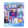 Disney Frozen Super Sparkly Cosmetic Beauty Makeup Set For Girls with Clips, Lip Gloss, Nail Stickers, Lip Balm, Nail Gems and Mirror For Parties, Sleepovers & Makeovers by Townley Girl  view 1