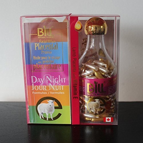 Bill Beauty Lamb Placenta Facial Moisturizer with Vitamin E 200 gelcaps