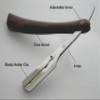 Pure Wood Shaving Razor/Cut Throat Razors/Men Razor (coolcut) + Free Blades & Pouch (wood-r5) view 2