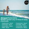All Good Baby & Kids Mineral Face & Body Sunscreen - UVA/UVB Broad Spectrum, Coral Reef Friendly, Water Resistant, Zinc Oxide - SPF 50 Butter Stick & SPF 30 Lotion view 4