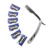 Blade Straight Barber Edge Razors 10pc Stainless Steel Folding Shaving Knife view 1