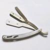Blade Straight Barber Edge Razors 10pc Stainless Steel Folding Shaving Knife view 3