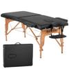 BestMassage Massage Bed Portable Massage Table 28 inch Wide Lash Bed Height Adjustable PU Leather 2 Folding with Oxford Bag for Spa Footmassage Facial CareSpa Tattoo view 4