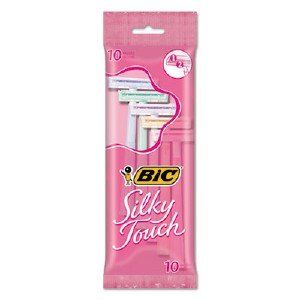 Bic Corporation STWP101 Silky Touch Womens Disposable 2 Blades Razor - Assorted Colors