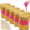 Charmonic Depilatory Wax, 17.5 Oz Hard Body Wax Beans for Women Men, Hair Removal European Beads 500g/1.1 lb (rose) view 1