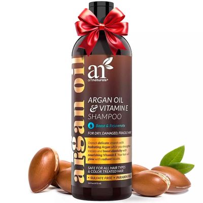 artnaturals Argan Hair Growth Shampoo - (16 Fl Oz / 473ml) - Sulfate Free - Treatment for Hair Loss, Thinning & Regrowth - Men & Women - Infused with Biotin, Argan Oil, Keratin, Caffeine