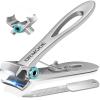 DRMODE Nail Clippers for Men Thick Nails - Large Toe Nail Clippers for Thick Nails for Senior with Wide Jaw Opening, Sharp Finger Nail Clippers Adult Cutter for Tough Nail view 1