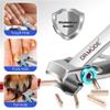 DRMODE Nail Clippers for Men Thick Nails - Large Toe Nail Clippers for Thick Nails for Senior with Wide Jaw Opening, Sharp Finger Nail Clippers Adult Cutter for Tough Nail view 2