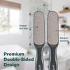 Probelle Double Sided Multidirectional Nickel Foot File Callus Remover - Immediately Reduces calluses and Corns to Powder for Instant Results, Safe Tool (Dark Grey) view 3