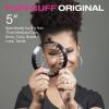 PuffCuff Original 5 inch Curly Hair Clip | Hair Cuff | Ponytail Clip for Thick Hair | Painless, Tension-Free Loc Accessory for all Textured Hair Types - Black - 1 Piece view 3