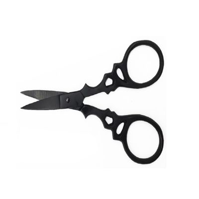 Badass Beard Care Beard & Mustache Stainless Steel Trimming Scissors For Men - Extremely Sharp and Durable (Black)