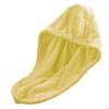 Adela Boutique Women Girl Hair Drying Towel Microfiber Hair Turban Wrap Compatible College Dorm, Pools, Gyms, Beaches, Bathroom (Yellow) view 3