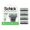 Schick Hydro 5 Sense Sensitive Skin Razor Refills for Men, 4 Count view 1