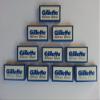 50 Silver Blue Double Edge Razor Blades Made in Russia by 7 O'clock view 1