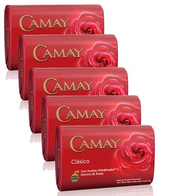 Camay Clasico Bar Soap 5 Bars x 150g