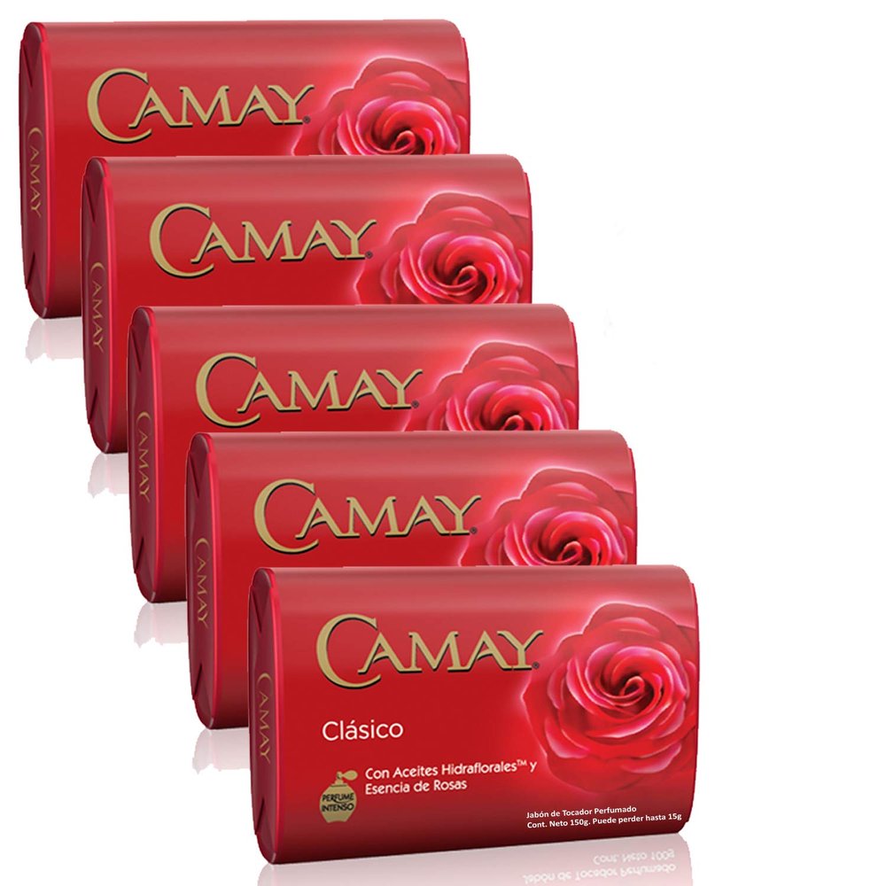 Camay Clasico Bar Soap 5 Bars x 150g