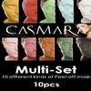 CASMARA Facial Mask Pack of 10 Multi Set (Gold 2080, Kiwi 2060, Goji 2070, Vitamin 2030, Greentea 2050, NOVanew 2045, Reaffirming 2020, Green 2025, Sensitive 2040, RGnerin 2055) view 1