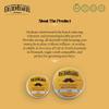 Golden Beards Mustache Wax  Organic & Natural Medium Hold Styling Wax for Men, Nourishing Beeswax & Oils, Handmade in Denmark  15ml (0.5oz) view 2