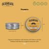 Golden Beards Mustache Wax  Organic & Natural Medium Hold Styling Wax for Men, Nourishing Beeswax & Oils, Handmade in Denmark  15ml (0.5oz) view 4