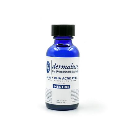 AHA/BHA Peel 15% MEDICAL GRADE Facial Chemical Peel for Oily & Acne Prone Skin. Salicylic 5%, Lactic 5%, Glycolic 5%, Ascorbic Acid, Niacinamide. Beta Alpha Hydroxy Acid (1.0 fl oz / 30 ml)