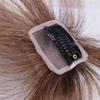 RemeeHi 100% Real Human Hair Bangs Invisible Seamless Sea Head Replacement Wig, Female Short Fake Hair Bangs, Women Hair Pieces, Light Brown view 3