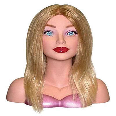 Miniature Courtney [100% European Hair Mannequin] Medium Brown
