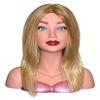 Miniature Courtney [100% European Hair Mannequin] Medium Brown view 1