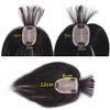 Remeehi Mono Hand Tied Straight Clip in 100% Human Hair Topper Piece Flat Bangs Fringe for Womens Grils(7x10cm/2.8x4" Long,Dark Brown) view 3