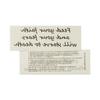 10 x Feed you faith and your fears will starve to death - temporary tattoo lettering in black (10) view 2