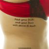 10 x Feed you faith and your fears will starve to death - temporary tattoo lettering in black (10) view 4