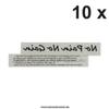 10 x Love me for who i am - Black Tattoo Lettering - Temporary Skin Tattoo Quote (10) view 3