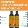 J' Organic Solutions Biotin Hydrating, Strengthening shampoo & Conditioner Set Phthalates-Free, No Sulfate, Paraben-free Baby And Toddler Shampoo and Conditioner (2x 8oz) view 3