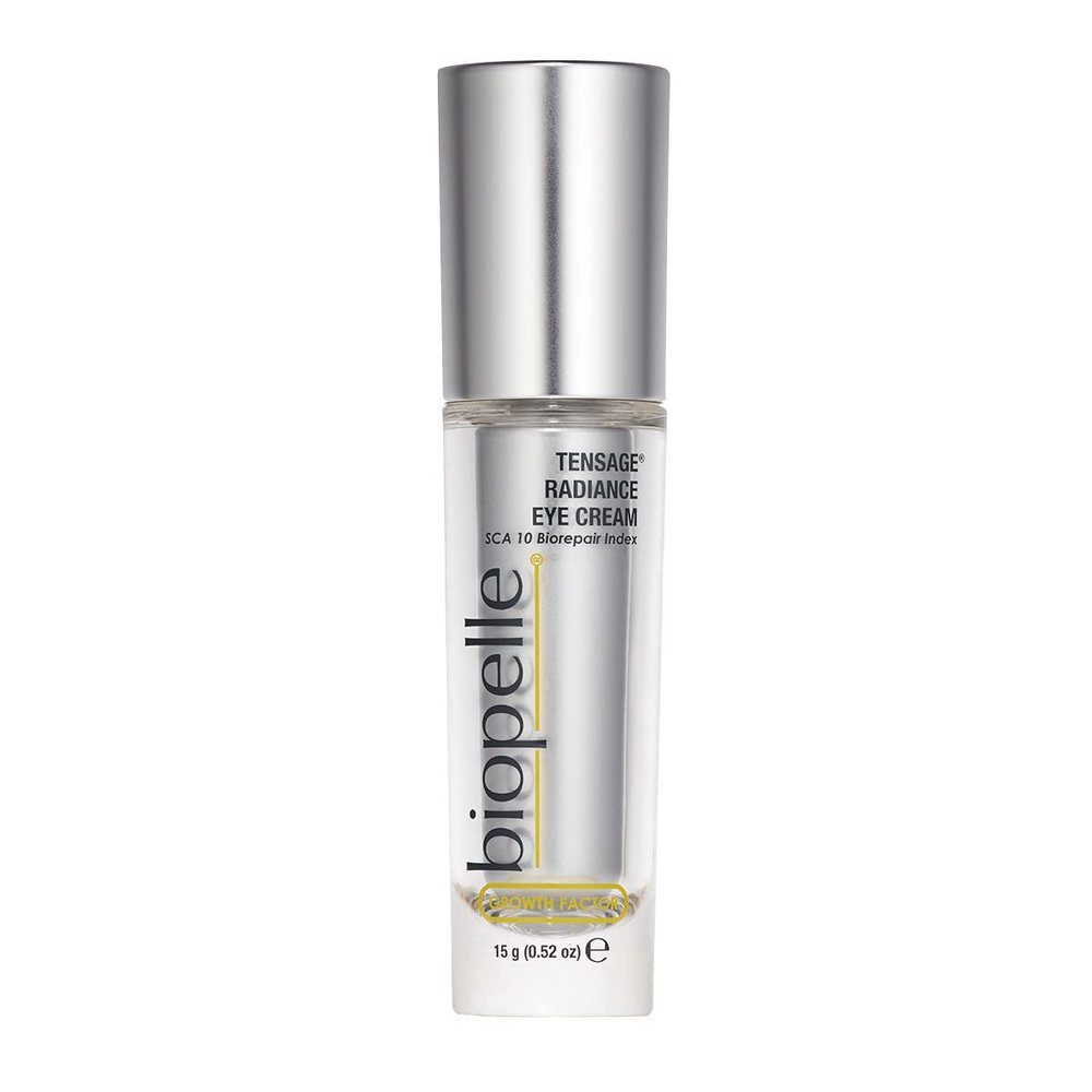 Biopelle Tensage Growth Factor Radiance Eye Cream with SCA 10 Biorepair Index, Illuminating Eye Care, 0.52 Oz