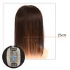 Real Human Hair Toppers with Straight Bangs, Hand Tied Clip in Wiglet Topper Wiglet Hairpieces for Women with Hair Loss, 10" Dark Brown view 3