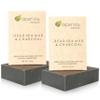 Aspen Kay Naturals Dead Sea Mud and Charcoal Soap Bar. With Organic Shea Butter & Pure Essential Oils. Charcoal Face Wash for Men, Women & Teens. (2 pack) view 1