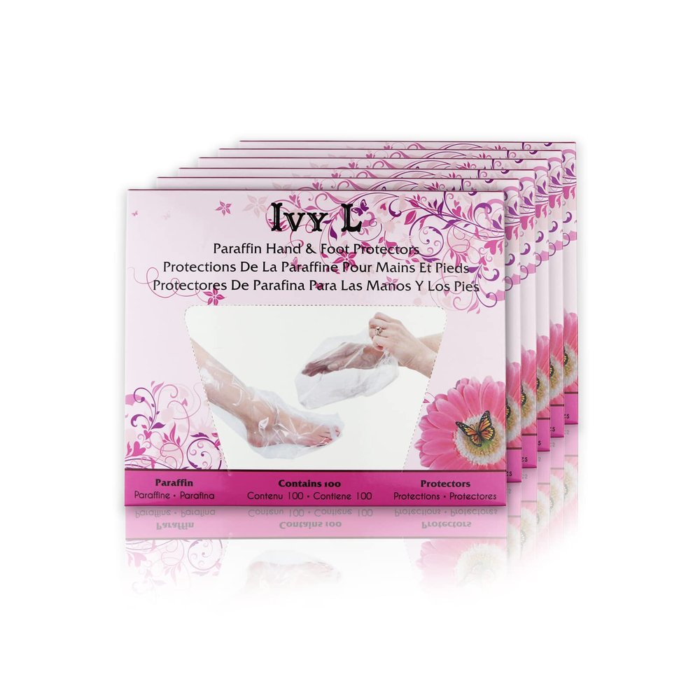 600 Counts - Ivy L Paraffin Hand & Foot Glove Bag Protectors Wax Works Thermal Mitt Liner Professional Cozy Liners Hand or Foot 15 x 10 Inches