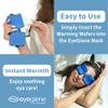 EyeGiene Insta-Warmth Eye Mask - Portable Self Heating Masks for Dry Eyes -Multi-Use Heat Treatment for Dryness, Fatigue, Styes, Blepharitis - Steam Eye Mask - Warm Compresses for Dry Eyes (1 Eyemask) view 4