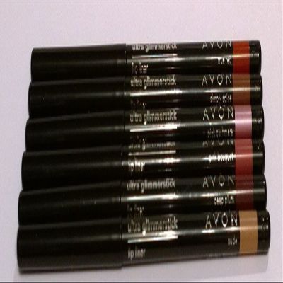 Avon Ultra Glimmersticks Lip Liner In Pink Cashmere