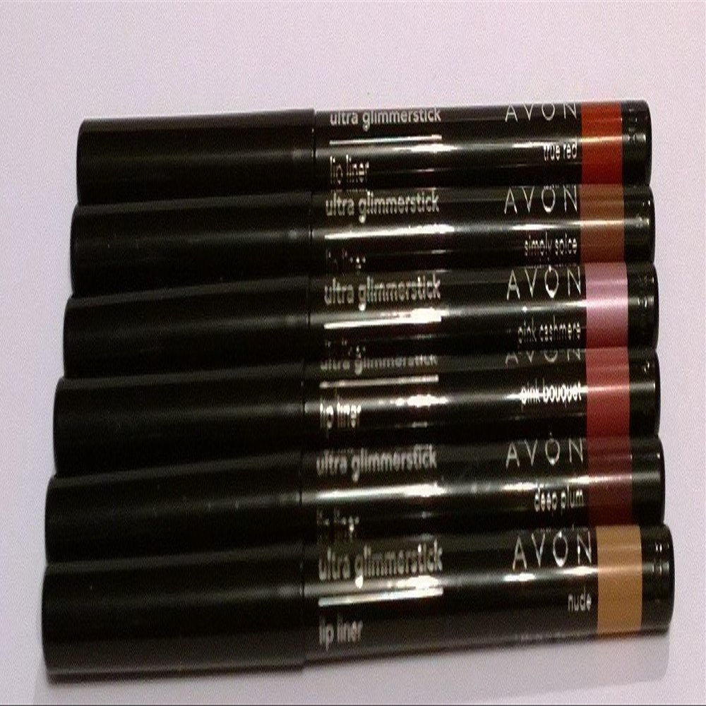 Avon Ultra Glimmersticks Lip Liner In Pink Cashmere