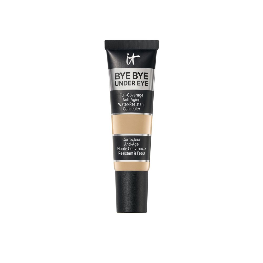 IT Cosmetics Bye Bye Under Eye Concealer (Medium Nude) - Water-Resistant, Full Coverage Brightening Concealer For Dark Circles, Fine Lines, Redness & Discoloration, Anti-Aging, 24H Wear - 0.4 fl oz