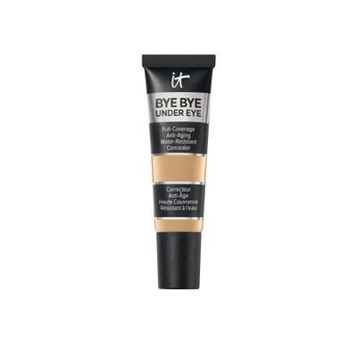 IT Cosmetics Bye Bye Under Eye Concealer (Medium Tan) - Water-Resistant, Full Coverage Brightening Concealer For Dark Circles, Fine Lines, Redness & Discoloration, Anti-Aging, 24H Wear - 0.4 fl oz