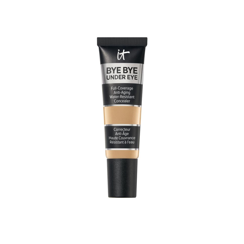 IT Cosmetics Bye Bye Under Eye Concealer (Medium Tan) - Water-Resistant, Full Coverage Brightening Concealer For Dark Circles, Fine Lines, Redness & Discoloration, Anti-Aging, 24H Wear - 0.4 fl oz
